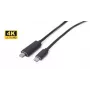Microconnect USB3.1CMDP2 USB graafikaadapter 3840 x 2160 pikslit Must