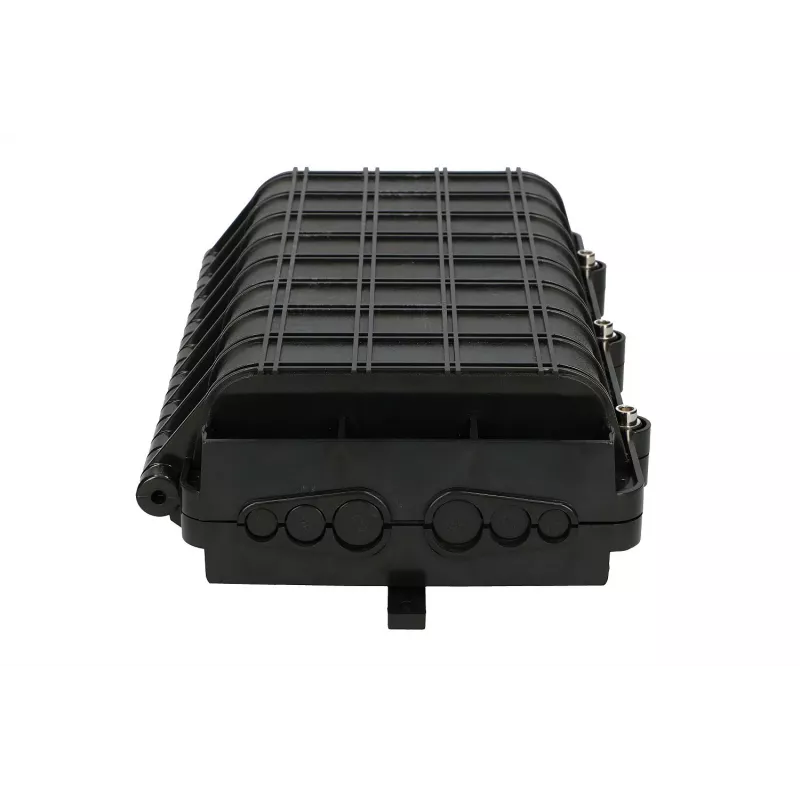 Väline fiiberoptiline ühenduskarp Extralink Jerry 2 kassetti 24-kiuline, ABS/PVC korpus, must