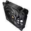 120 mm korpuse ventilaator Jonsbo HF-120 PWM, must, 120×120×25 mm, PWM-juhtimine