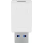 Microconnect USB3.0ACFW kaabelsoovahetaja USB A USB C Valge