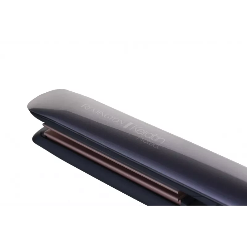 Sirgendusraud Remington S8598 Warm Must hall — keraamilised plaadid 11 cm, 5 kuumusastet, 160–230 °C, 3 m juhe, kandekott