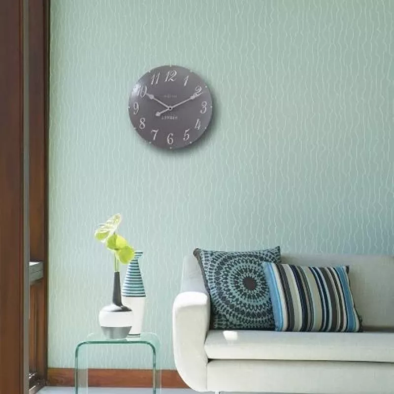 NeXtime klok 3084gs London Arabic, Ø34,5 cm, seinakell, hall/valge