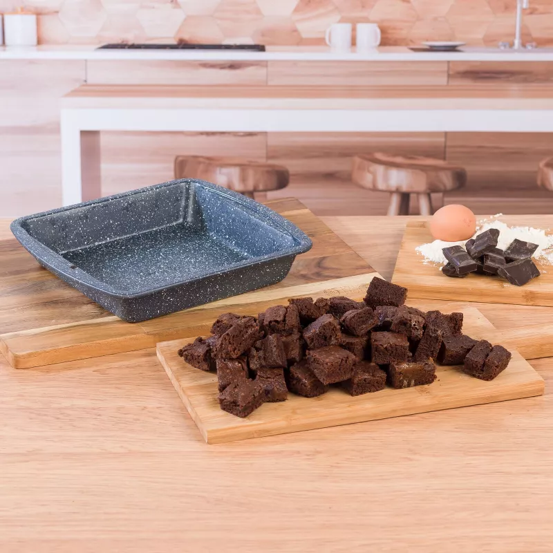 Ruudukujuline praepann Russell Hobbs RH00997EU73 26 cm Stone mittenakkuva kattega