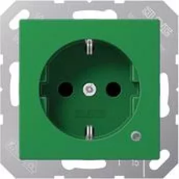 Jung SCHUKO-pistikupesa 16 A 250V puutekaitsega A 1520 BF KO GN (A1520BFKOGN)