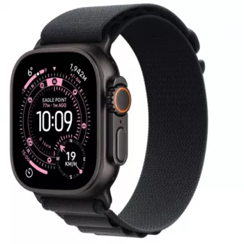 Apple Watch Ultra 3 GPS + Cellular 49mm musta titaanist korpusega ja musta Alpine Loop Medium käepaelaga