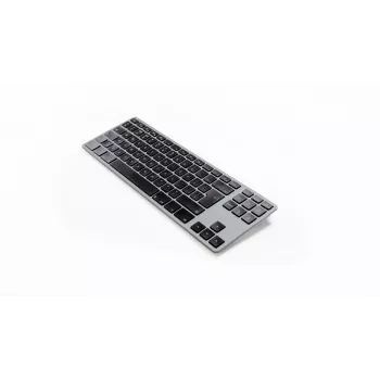 Mehaaniline klaviatuur Matias FK408BTB-UK Tenkeyless Bluetooth alumiiniumist kosmosehall