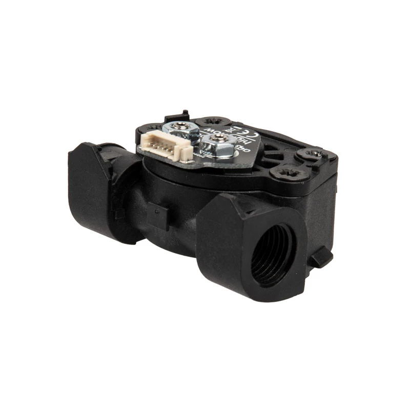 Vooluandur Aqua-Computer vooluandur high flow LT G1/4 — must, G1/4 ühendus, 51×42×30 mm