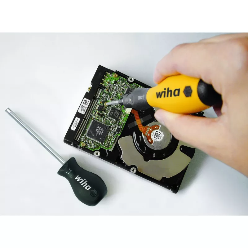 Wiha ESD-momendikruvikeeraja TorqueVario-S 0,8–2 Nm DIN EN 61340-5-1, DIN EN ISO 6789, DIN EN 26789 (26866)