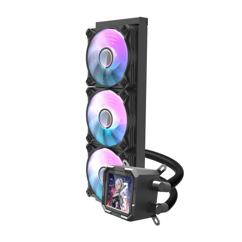 Darkflash protsessori vesijahuti DV360S, 360 mm radiaator, RGB-valgustus, must