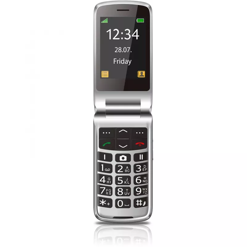 Nutitelefon Beafon SL645 LTE 2.8 tolli 1550 mAh Must Hõbe
