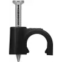 Goobay Cable Clip 6 mm, must (64679)