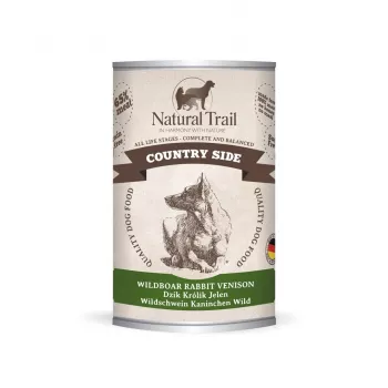 NATURAL TRAIL Country Side metssiga Rabbit Deer - märg koeratoit - 400 g
