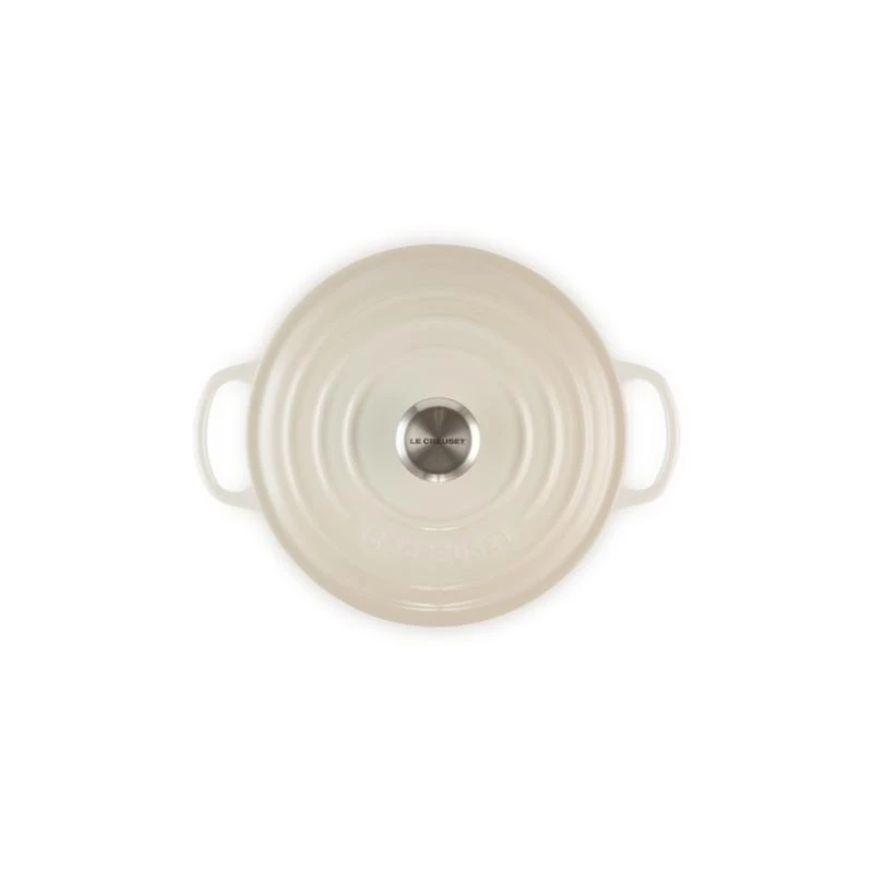 Le Creuset Signature Roaster ümmargune valge 20cm