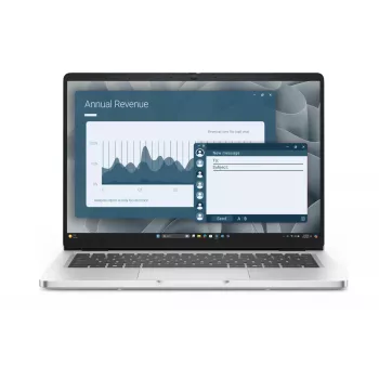 Dell Pro 14 PC14255 | Platinum Silver | 14 inch | IPS | FHD+ | 1920 x 1200 pikslit | Pimestamisvastane | AMD Ryzen AI 5 PRO | 340 | 16 GB | DDR5 | Pooljuhtketta maht 512 GB | AMD R