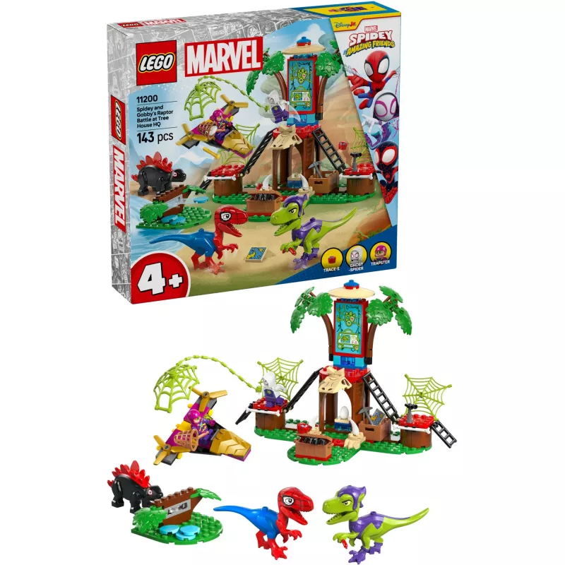 LEGO MARVEL 11200 Spidey ja Gobby raptori lahing puumajas