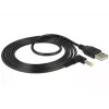 Toitekaabel DeLOCK 85544 USB A 1,5 m must
