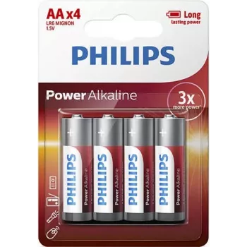Ühekordne patarei Philips Power Alkaline Battery LR6P4B/10