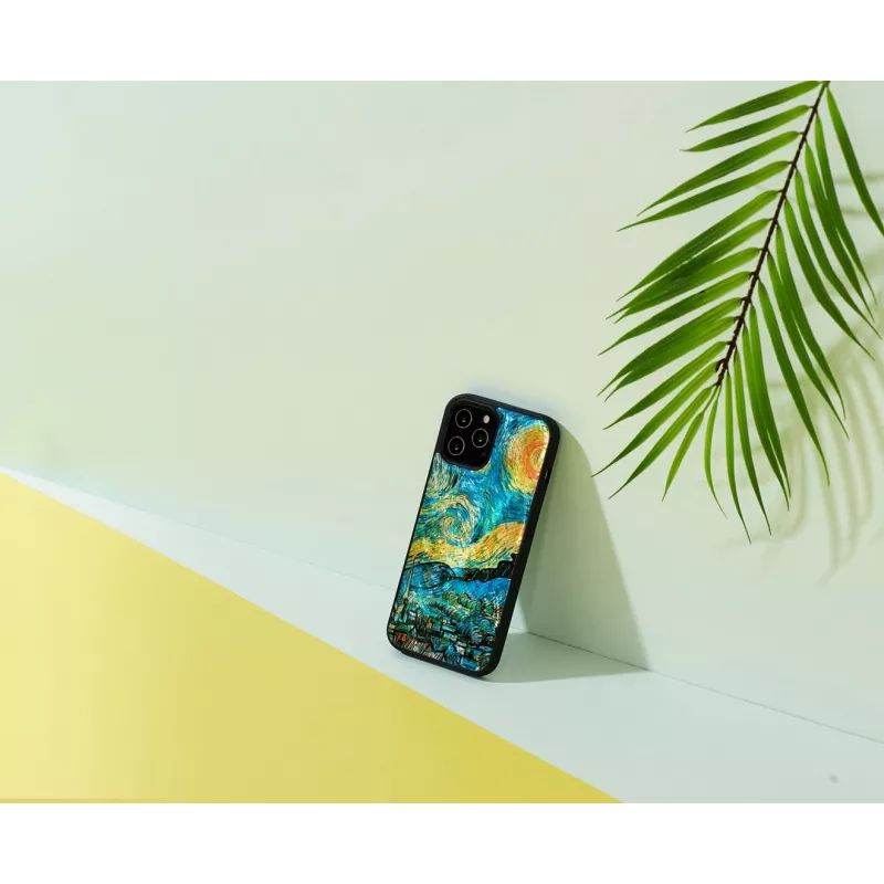 Kaitseümbris iKins Apple iPhone 12 Pro Max jaoks — täheöö must
