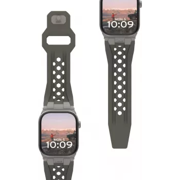 Urban Armor Gear UAG Monarch rihm | Apple Watch Ultra/42/44/45/46mm | oliiv/titaan | (194158117236)