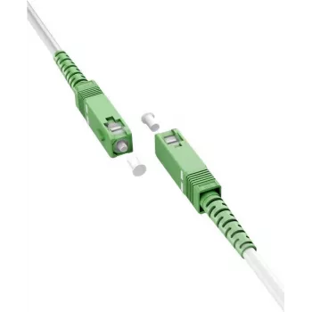 Goobay 59593 fiiberoptiline kaabel 0,5 m SC/APC FTTH OS2 valge (59593)
