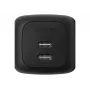 Sisene vahelduvvoolu kiirlaadija Belkin WCH019kqBK — 2× USB‑C, must, OVP/OC/OT/SC kaitsega