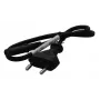 HP - toitekaabel - BS 1363 (M) kuni IEC 60320 C7 - 0,5 m - must - Lähis-Ida, Euroopa - Deskjet F4210, F4213, F4224, F4230, F4250, F4273, F4274, F4275, F4283, F4288, F4292, F jaoks