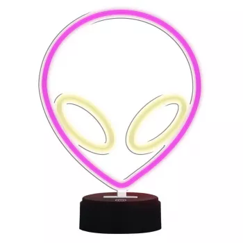 Lauavalgusti MANTA SNL86PK Style Neon Lights UFO Pink – dekoratiivne neoonstiilis roosa valgusti