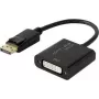 Videoadapter Renkforce 1433016 — DisplayPort (allikas) DVI‑I-le (väljund), toetab kuni 4K