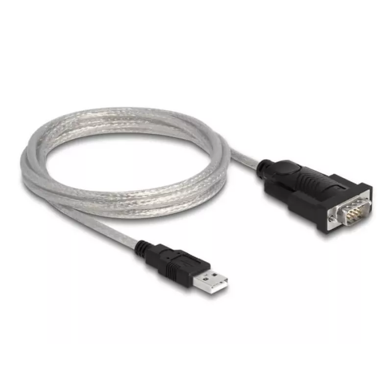 DeLOCK Adapter USB 2.0 Type-A Serial RS-232 D-Sub 9 + D-Sub 25