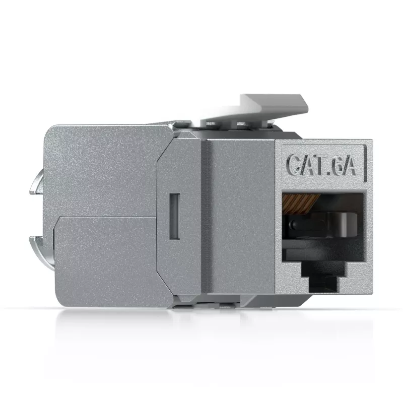 Keystone-pistik Ubiquiti UACC-Keystone-Jack-C6A RJ-45 lame metallik