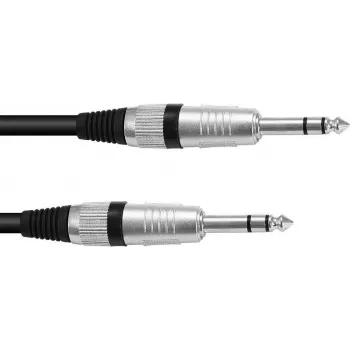 Stereo 6,3 mm (1/4 tolli) pesakaabel Omnitronic 3021165K, 6 m pikkus