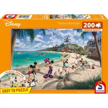 Thomas Kinkade Studios: Disney – Mickey ja Minnie Floridas, pusle 200 tükki