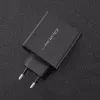 Toiteadapter QOLTEC 51717 45W 20V 3A vahelduvvoolu siseruumide laadija nutikellale, must