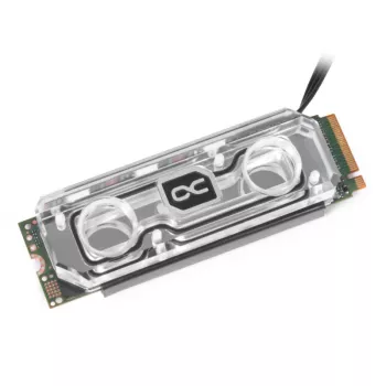 Alphacool HDX Apex M.2 2280 SSD vesijahuti, akrüül aRGB