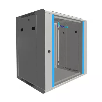 Extralink Rackmount cabinet 12U 600x450 Gray wall mounted