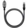 Goobay 70755 USB-C RJ45 Ethernet CAT 6 kaabel stabiilseks traadiga internetiühenduseks ruuteri/modemiga/võrgukommutaatoriga/Asendab USB-RJ45 adapteri / 1