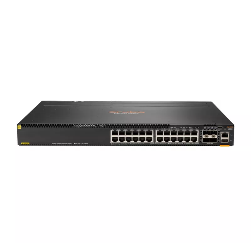 Hallatav kommutaator Aruba 6300M 24 pordiga 1GbE Class 4 PoE ja 4 pordiga SFP56