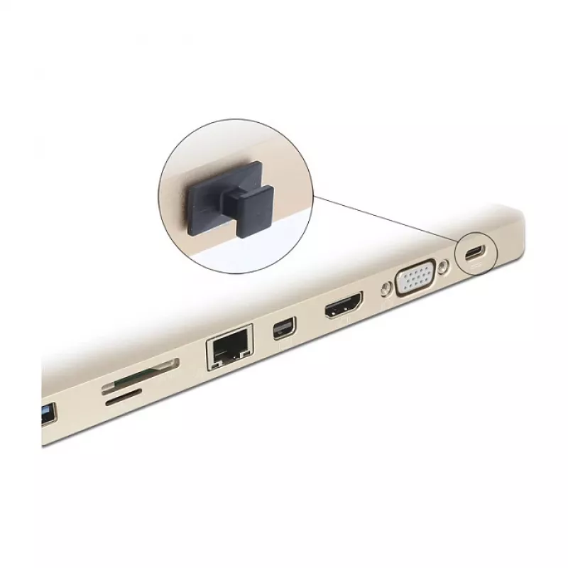Pistikupesa turvakate USB USB-C DeLOCK 64015