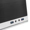 SilverStone SUGO SG13 - Töölaud - Mini-DTX - ilma toiteallikata (AT / PS/2) - Must, Valge - USB/Heli (SST-SG13WB-Q)