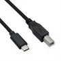 ROLINE USB 2.0 Type C kaabel, C - B, ST/ST, must, 1,8 m (11.02.8336)