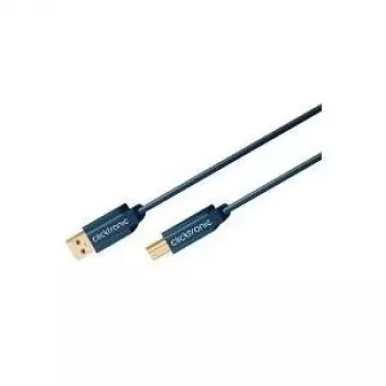 ClickTronic 3m USB 2.0 A/B m/m 3m USB A USB B sinine USB-kaabel (70097)