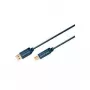 ClickTronic 3m USB 2.0 A/B m/m 3m USB A USB B sinine USB-kaabel (70097)