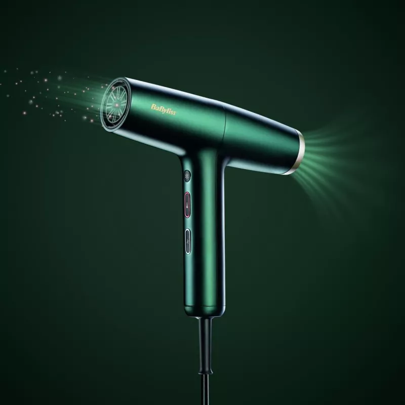 BaByliss Air Power Pro föön 1700 W kuldne, roheline