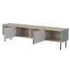 TV-kapp cama meble FELLINI 200x40x52 cm, oliivraam tammepuuvärvi pealispinnaga
