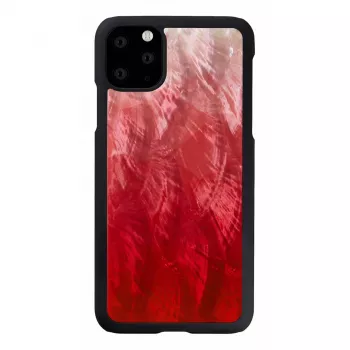 Nutitelefoni ümbris iKins iPhone 11 Pro Max jaoks — roosa järv musta äärisega