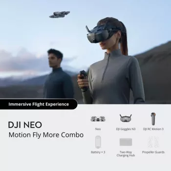 Kvadrokopter DJI Neo Motion Combo 4 rootorit 12 MP 3840 x 2880 pikslit