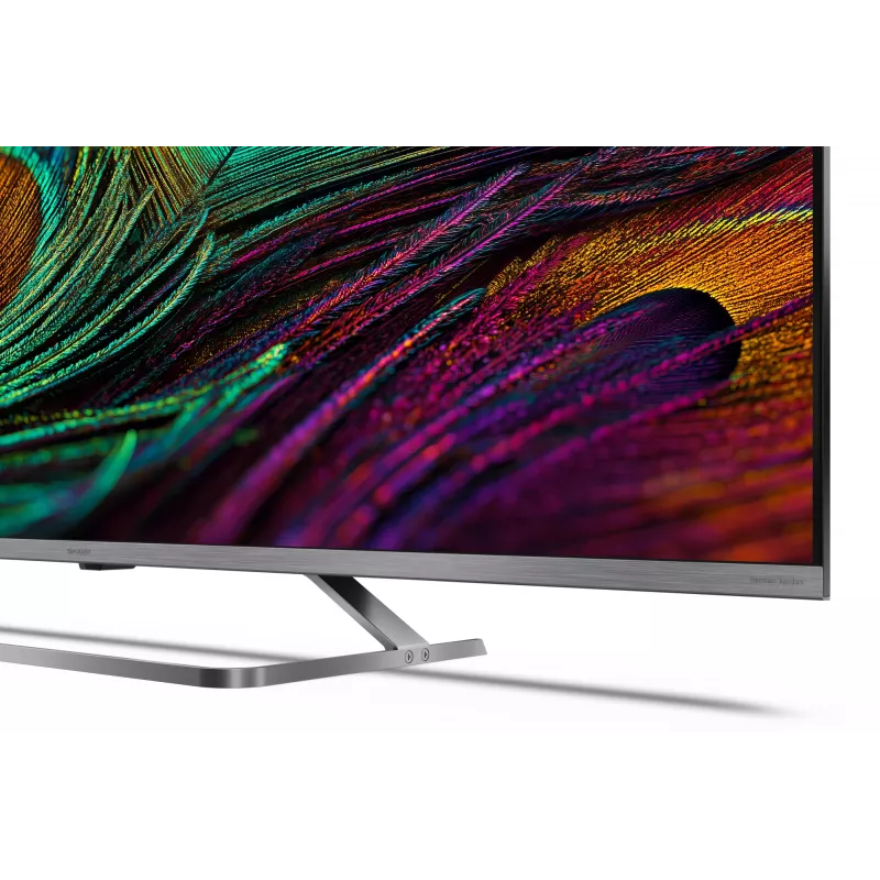 Sharp 4K QLED MiniLED TV | 50JP7265E | 50 | Smart TV | Google TV | UHD | Hõbedane