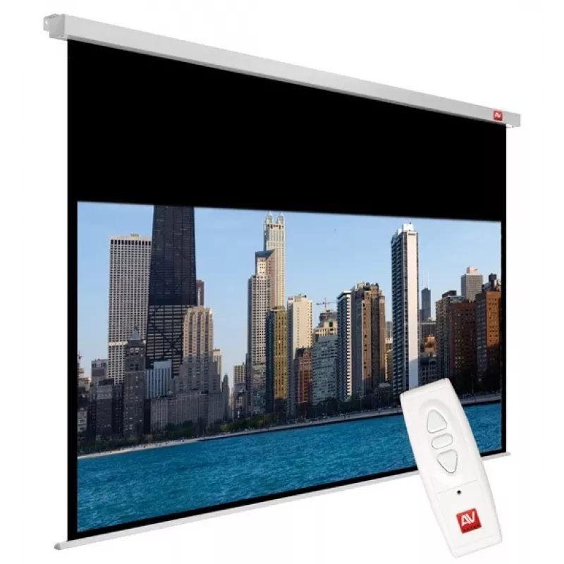 AVTEK elektriline projektsiooniekraan Video Electric 270, 4:3, vaateala 195×260 cm, lagi/seinale paigaldatav, 20 cm must ääreosa, 5 cm raamid
