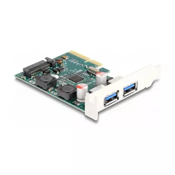 DeLOCK PCI Express x4 kaart 2 x välise USB 10 Gbps Type-A emasliides – madalprofiil