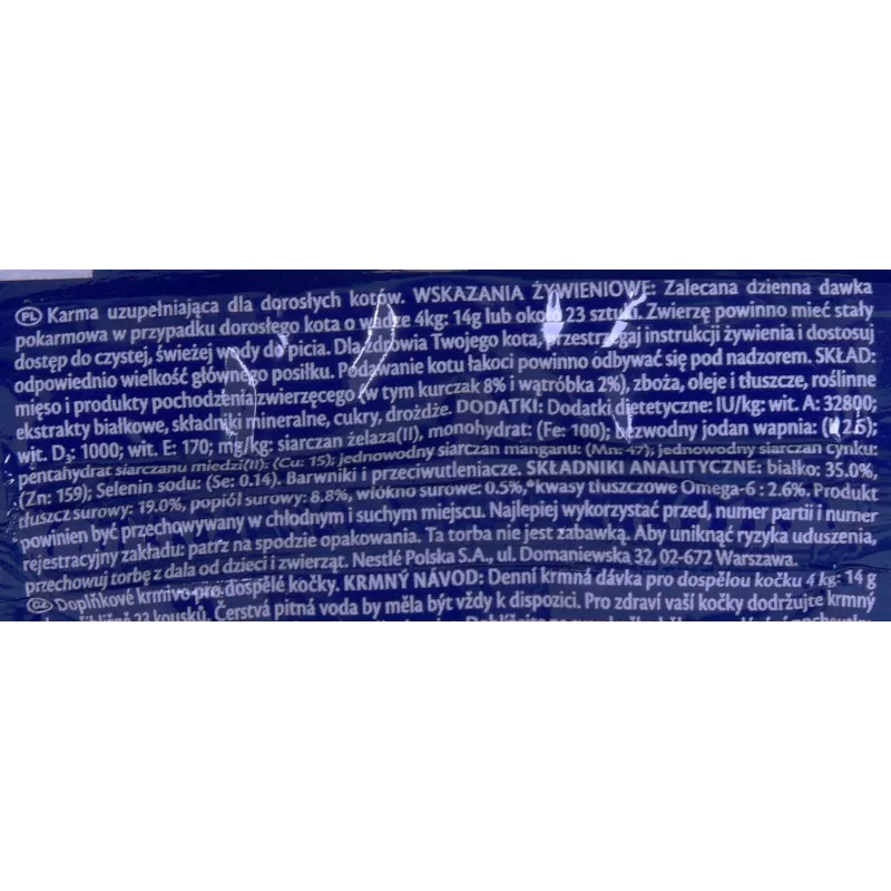 Märg kassimaiusekott Felix Play Tubes kana ja maksaga 50 g — lihane täiskasvanute snäkk, 35% valku, 19,5% rasva